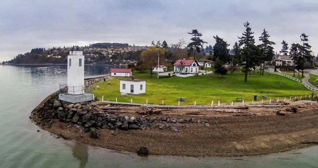 Browns Point Lighthouse Park in NE CAROLYN EDMONDS